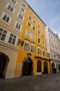 Geburtshaus von Mozart in Salzburg