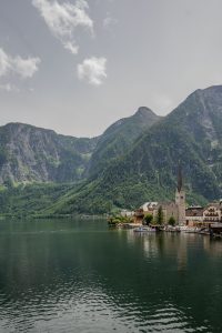 Blick auf Hallstatt am Hallstätter See