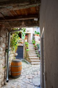 Innenhof in Rovinj