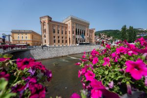 Altes Rathaus und Bibliothek von Sarajevo