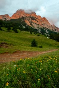 Alpenglühen am Maglic