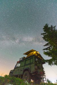 Sternhimmel über Durmitor Nationalpark