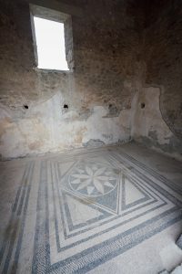 Mosaikboden in Pompeji